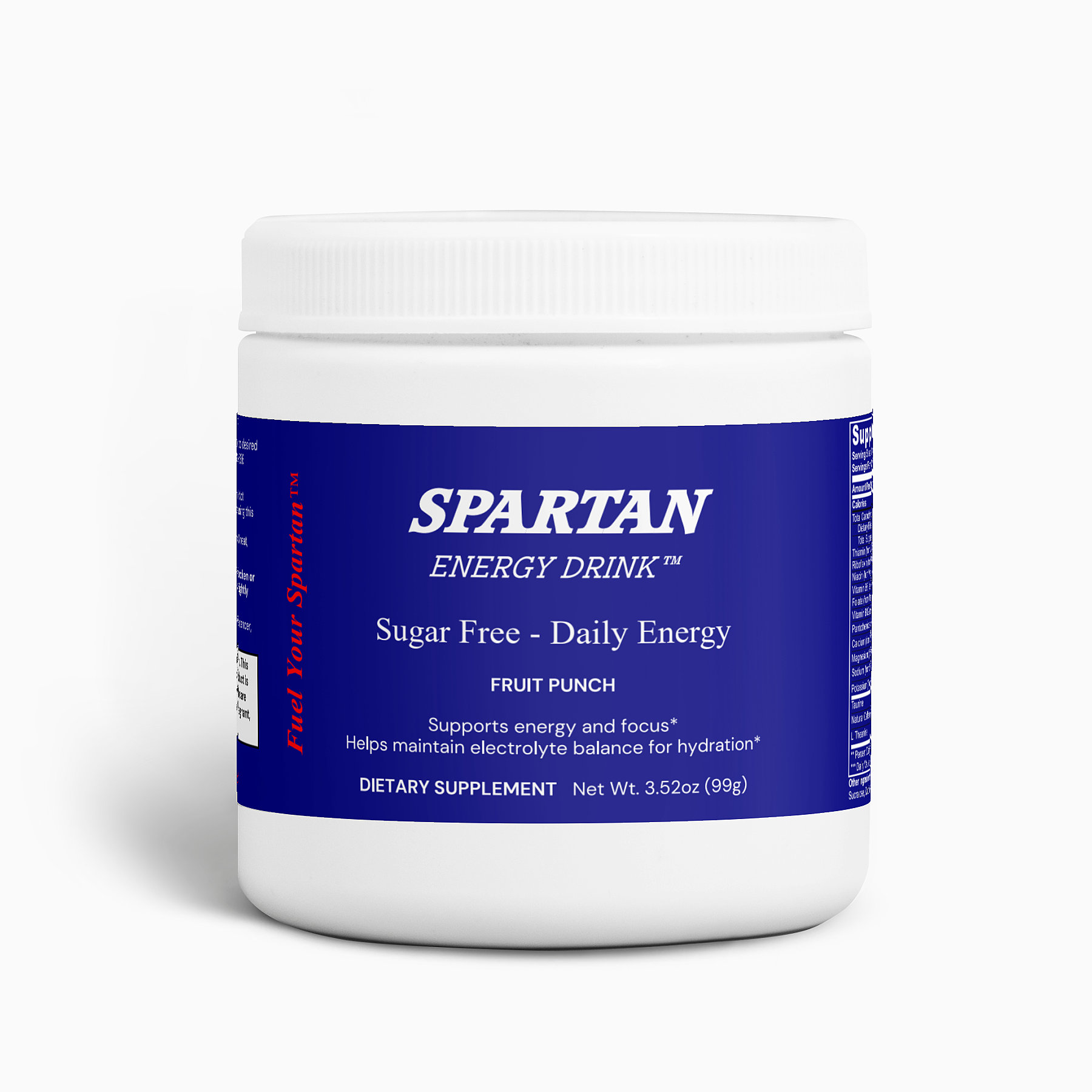 SPARTAN ENERGY DRINK - Daily sugar Free Drink Mix